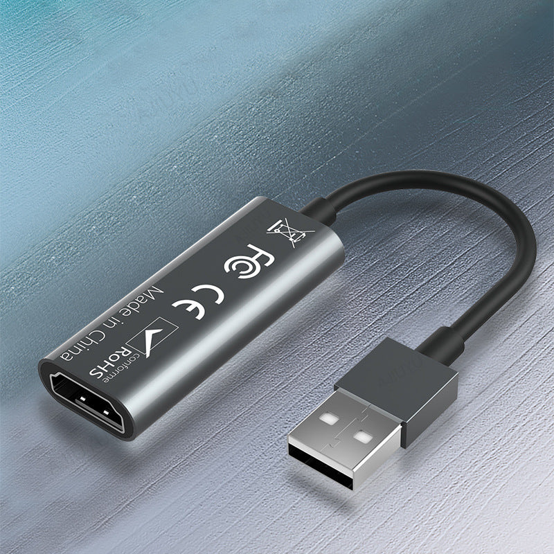 Game Live Streaming HDMI To USB 2.0 With Cable Video Capture Card 4k