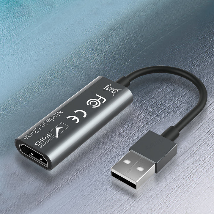 Game Live Streaming HDMI To USB 2.0 With Cable Video Capture Card 4k