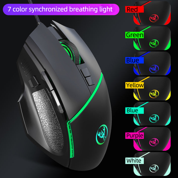 6400dpi wired gaming mouse