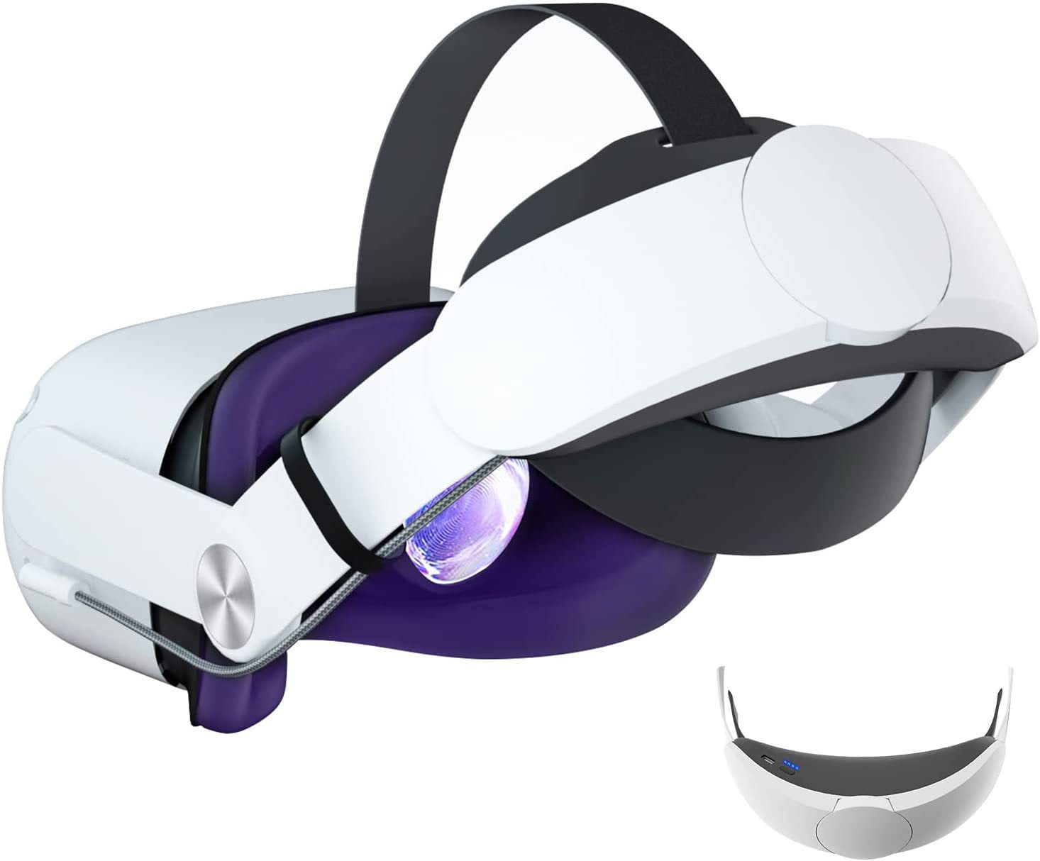 VR II Replacement Earmuffs for White Headset Soft Ear Cushions