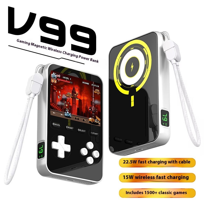 Magnetic Wireless Power Bank Handheld Game Machine Power Bank